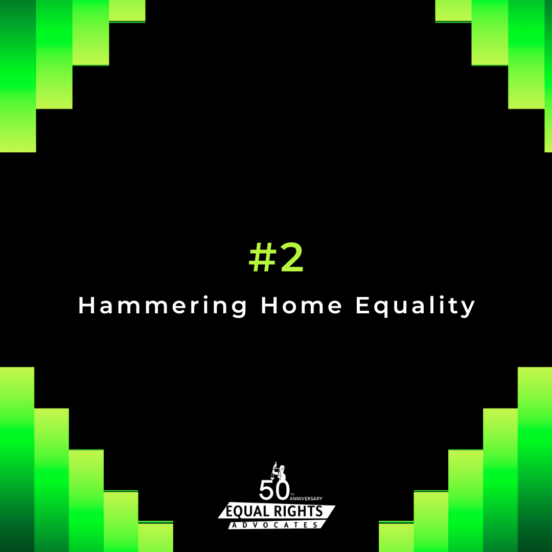 #2 Hammering Home Equality